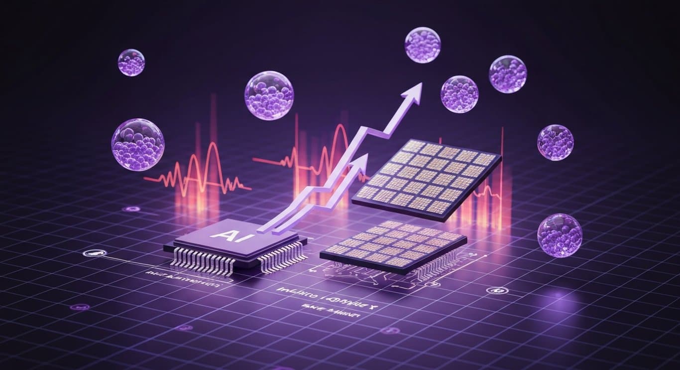 AI-driven semiconductor rally with inflation pressure and Fed rate hike risks, highlighting stretched valuations and bubble a