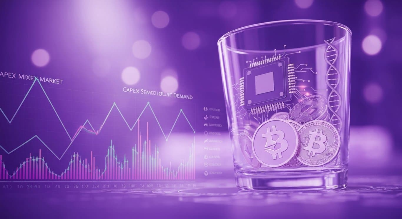 AI CAPEX and semiconductor demand, healthcare M&A and trial wins, cryptocurrency tailwinds, mixed market breadth, high barfor