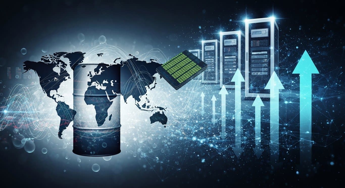 Oil volatility and inflation, interest rate uncertainty, AI and data center growth, semiconductor momentum, risk-on rotation
