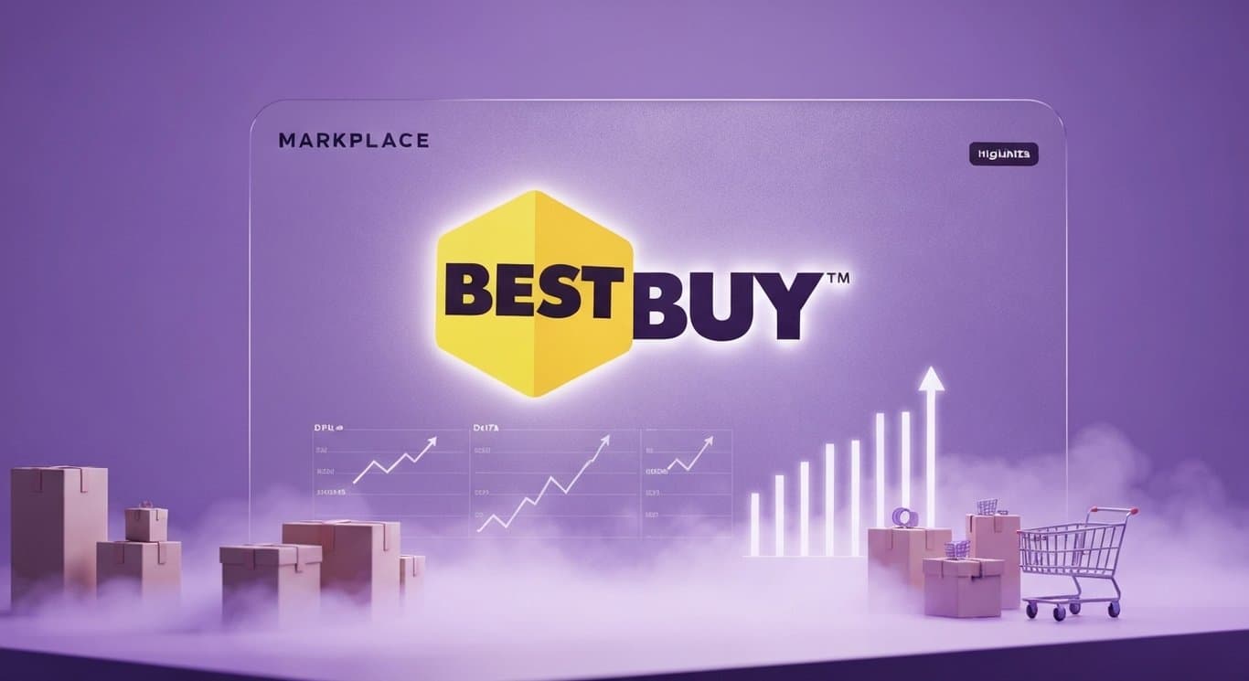 Best Buy third-party marketplace strategy, retail media growth, e-commerce expansion, competing with Amazon and Walmart, 投资or