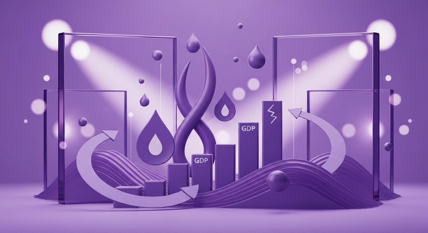 US stagflation outlook with slowing growth, persistent inflation, oil above $100, energy rotation, and market volatility amid