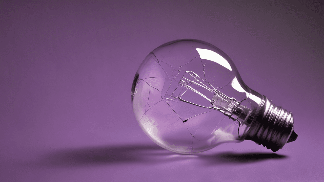 Error handling: Visual representation of a failed process, resource exhaustion, or error state.