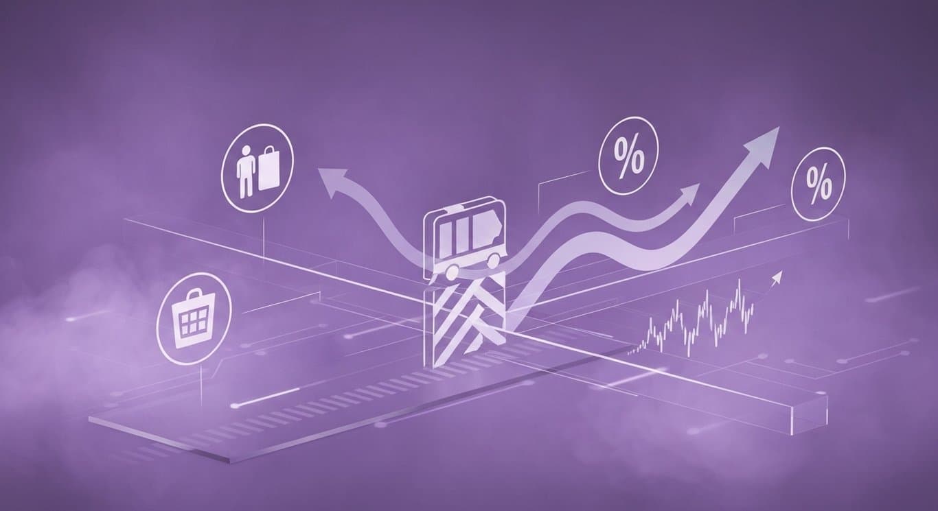 Tariff barrier shows US tariffs hitting consumer sectors, caution, conflicting rates, tech volatility, rail outlook