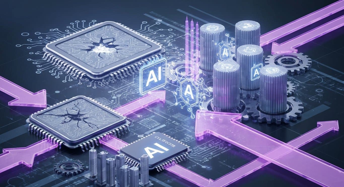 Tech sector rotation: semiconductors and networking sell-offs, resilient enterprise AI, shift to financials, industrials, and