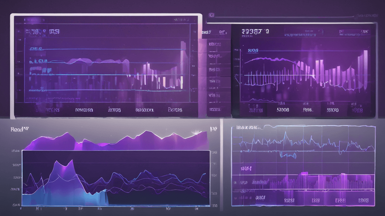 US stock market overview showing AI-driven tech gains, utilities outperformance, and impacts of trade policy. Features S&P 500, Dow, and Nasdaq trends, along with dollar movements and interest rate expectations.