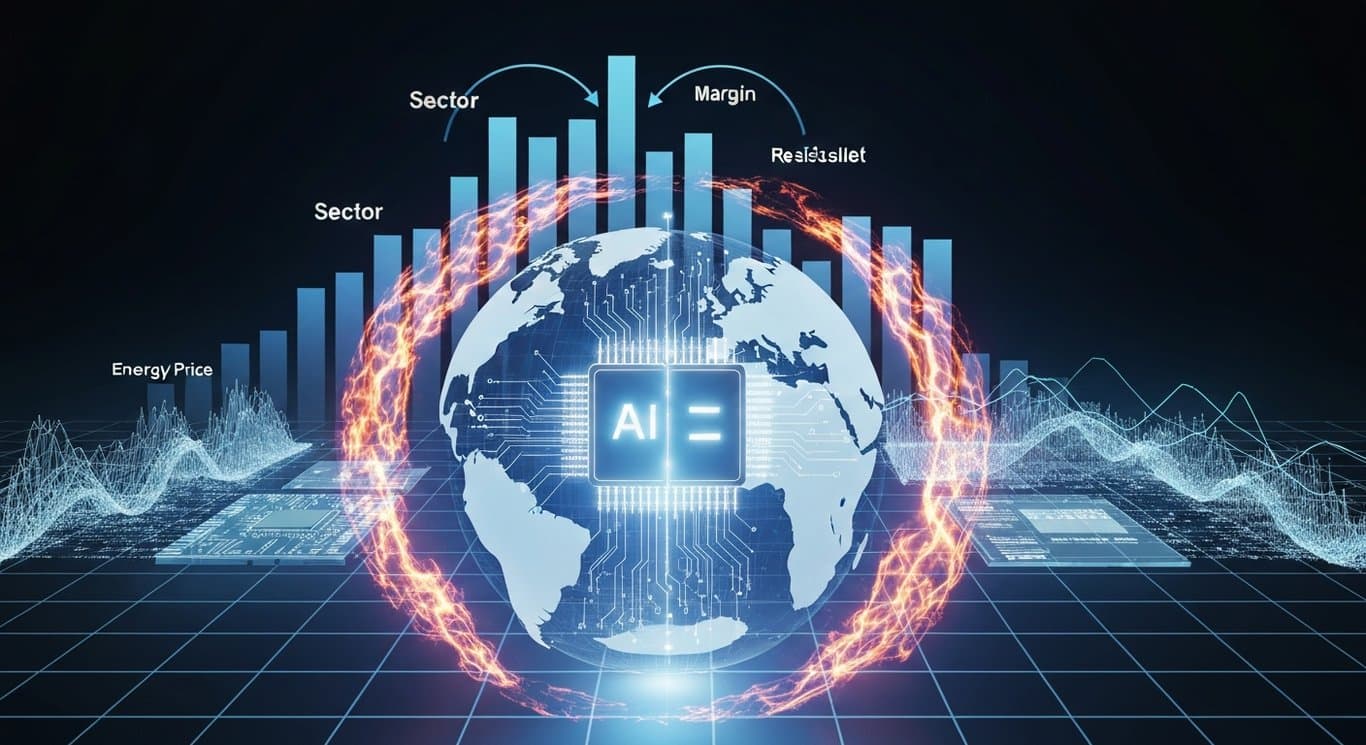 Market regime shift with AI core, sector dispersion, resilient S&P 500 margins, rising energy prices, inflation and global