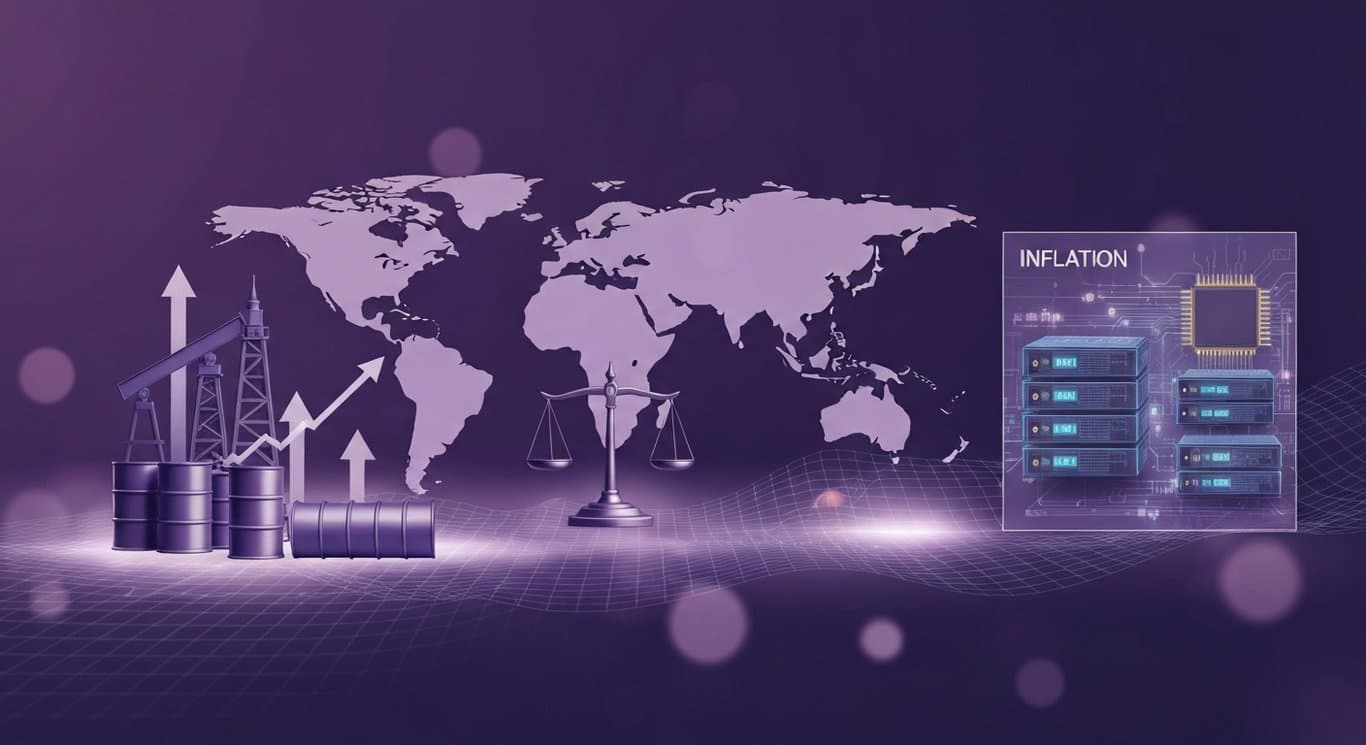 Oil prices surge amid Middle East tensions and inflation fears, energy sector strength vs dispersed tech and AI infrastructur
