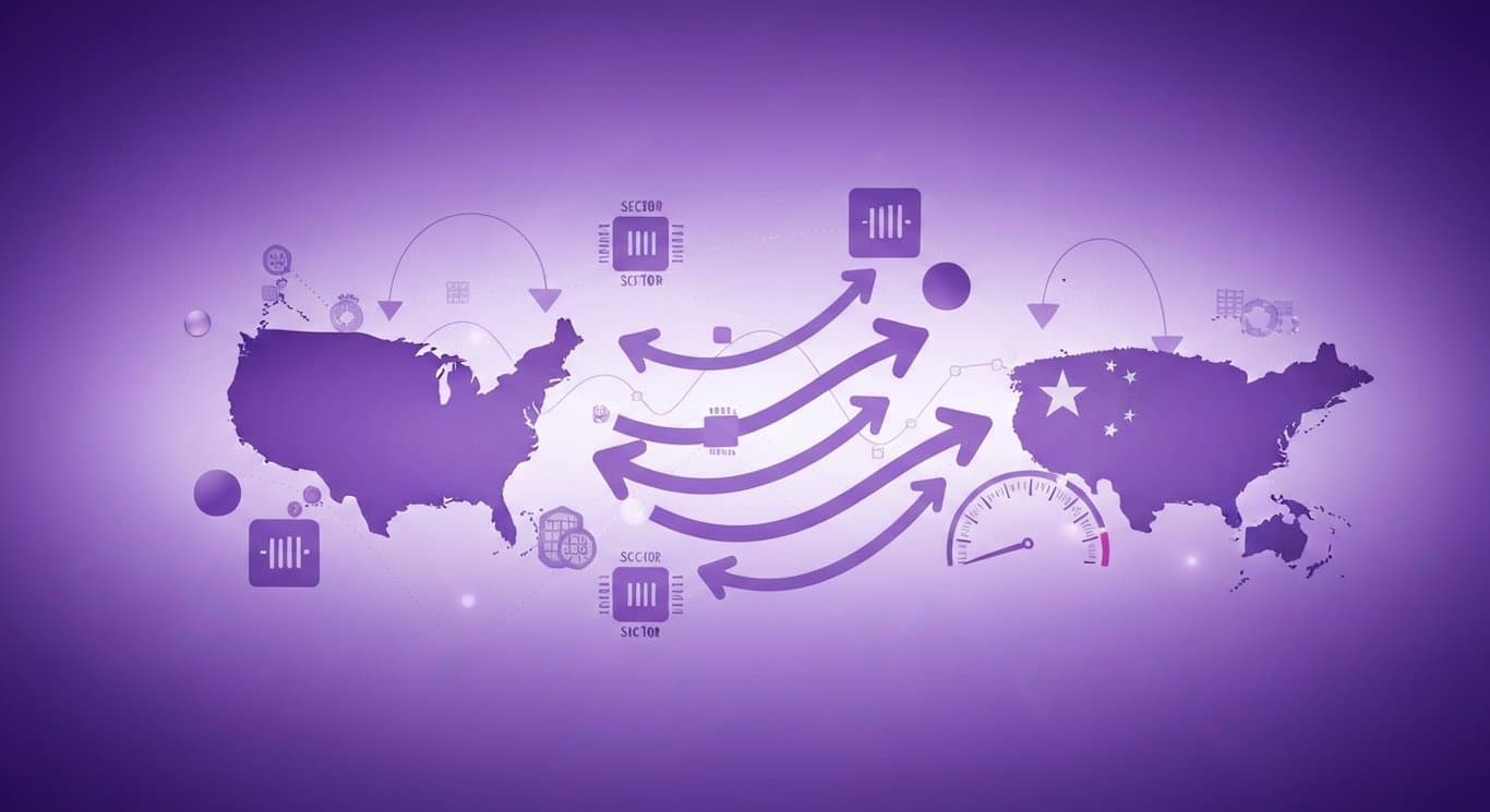 Market outlook covering inflation, US-China summit geopolitics, AI chip supply risks, and sector rotation into energy and the
