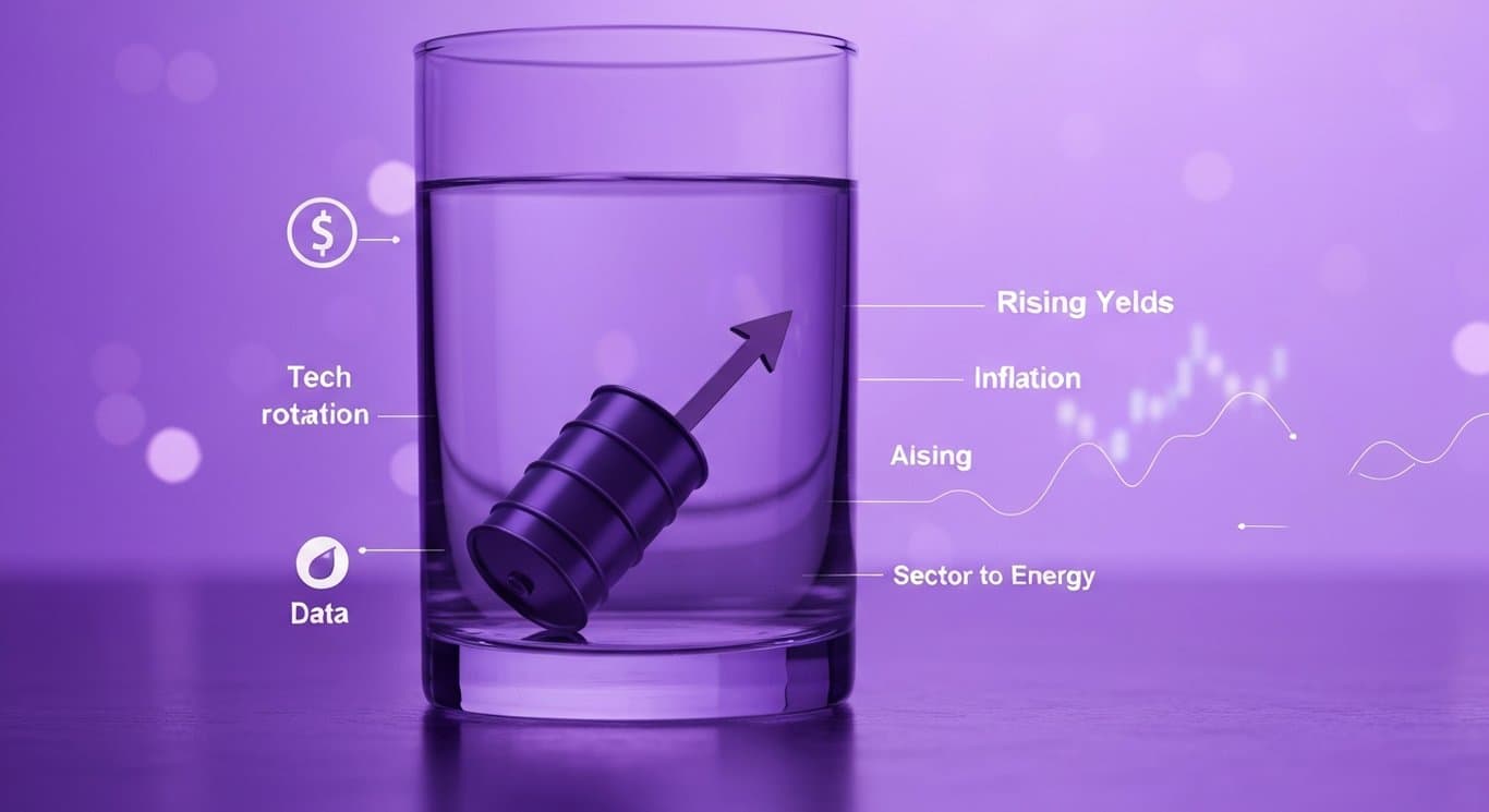 Iran conflict lifts oil higher for longer; inflation and stagflation fears, bearish sentiment, rising yields, sector rotation