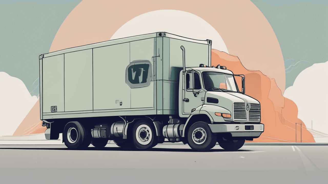 Illustration of a modern waste management truck, symbolizing the financial impact and operational challenges faced by Republic Services Inc. due to the 2025 labor strike and its effect on Q2 earnings.
