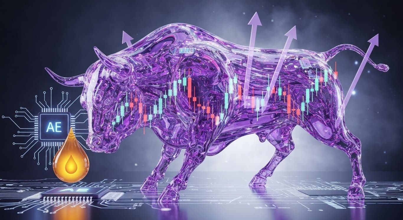 Stock market rally at record highs with broader participation, oil prices fall on geopolitical de-escalation, AI hardware cyc
