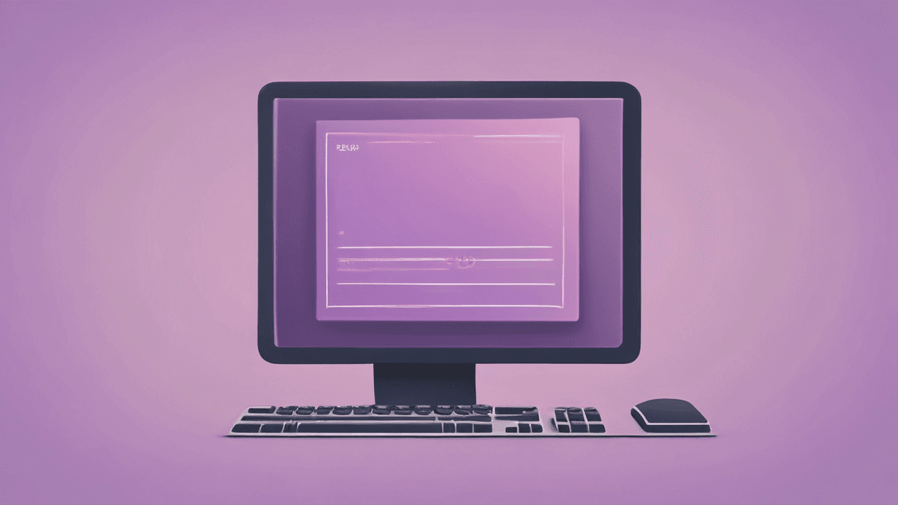 Error message on computer screen. Troubleshooting IT issues and system failures.