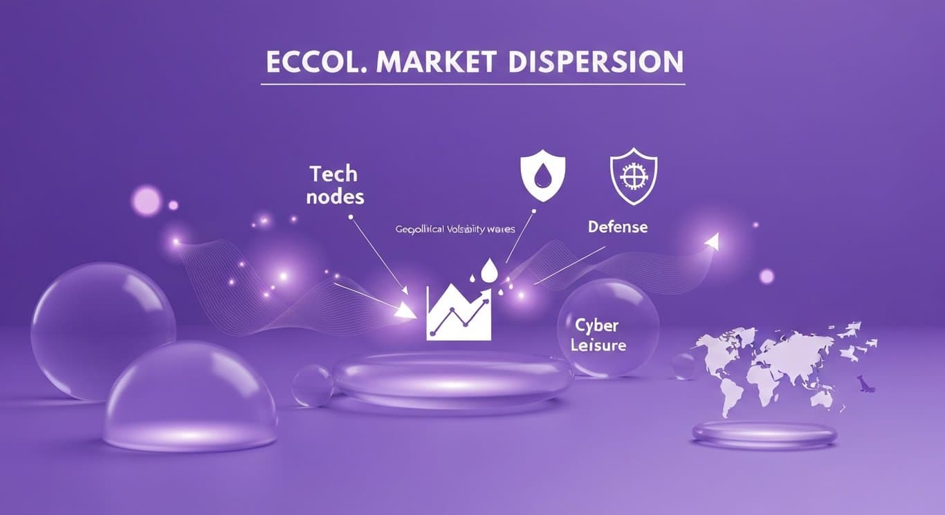 Market dispersion as tech and discretionary weaken, defense and cyber gain, energy-oil disconnect, travel and leisure slump